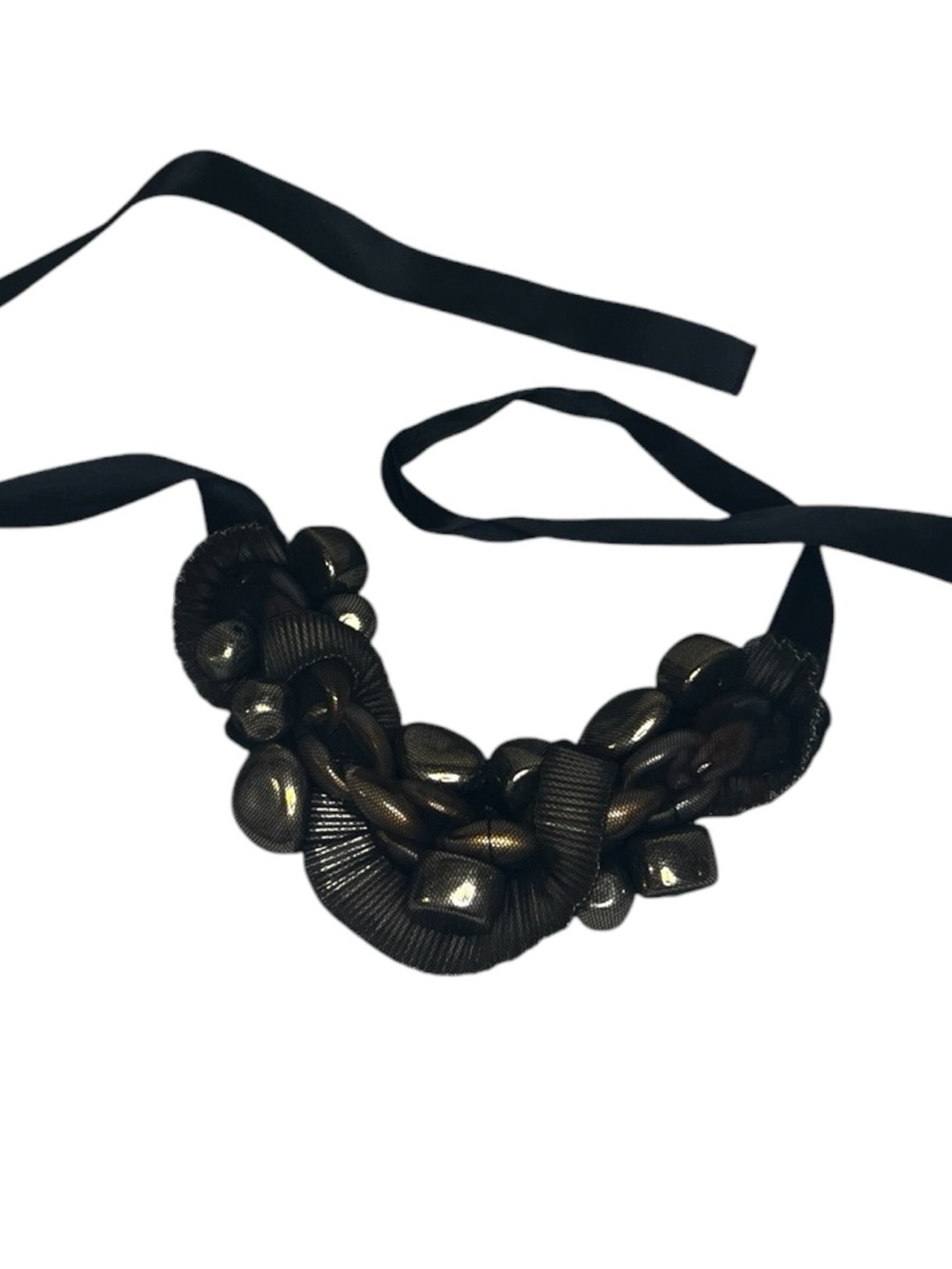 Oscar de la Renta Mixed
Metal And Mesh Statement
Necklace, MSRP $995